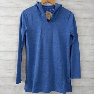 Women's Duluth Trading Co Double Knit Armachillo Hoodie Tunic XS